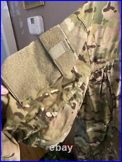 New ARMY OCP MULTICAM LEVEL 5 SOFT SHELL JACKET COLD WEATHER TOP Large Long