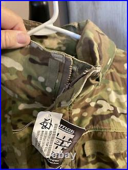 New ARMY OCP MULTICAM LEVEL 5 SOFT SHELL JACKET COLD WEATHER TOP Large Long