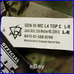 New GI Genuine OCP Soft Shell Wind, Cold, Wet Weather Jacket Large Reg, USA Army