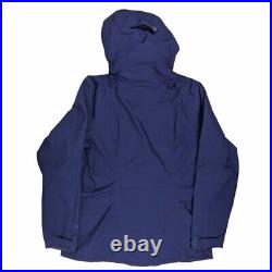 New Patagonia Gore-Tex Women's Hoody Blue Rain Water Resistant Jacket Size XL