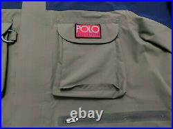 New Polo Ralph Lauren Hi Tech Jacket Mens XXL 2xl Olive Green Blue Anorak Nwt