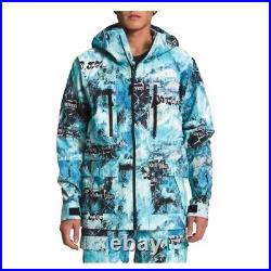 New The North Face Dragline Print Snowboard Ski Hooded Shell Jacket Mens-XSmall