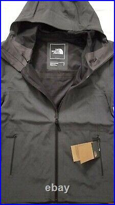 New The North Face Men's Soft Shell Dark Grey Heather Hoody Jacket Size S