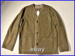 New UNIQLO U Lemaire Olive Fleece Cardigan Jacket sz L Sold Out Rare