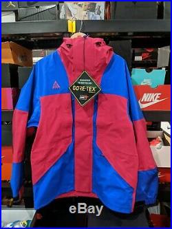 Nike ACG GORE-TEX Jacket Blue Pink (BQ3445-666) New Men's Sz Medium