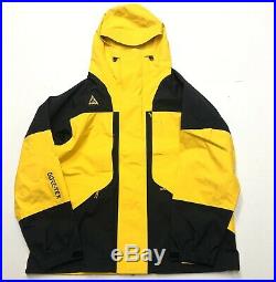 Nike ACG Gore-Tex Jacket Amarillo Yellow Black BQ3445-728 Mens Size Large