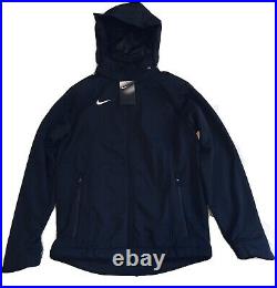Nike Men's Ambassador Full Zip Hooded Soft Shell Jacket Black Size Large