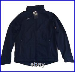 Nike Men's Ambassador Full Zip Hooded Soft Shell Jacket Black Size Small