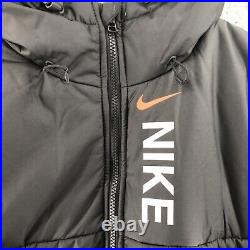 Nike Men's Black Puffer Jacket Therma Fit Synthetic Fill DX2036-010 Size LARGE