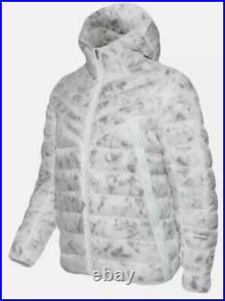 Nike Mens Sportswear Marble Ecodown Puffer Jacket Size 2XL CU7712 100 White NWT