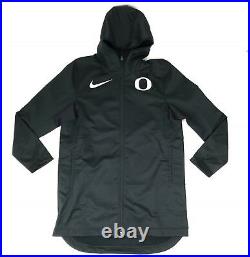 Nike Oregon Ducks Jacket Protect Men's Large Black Basketball AJ6719 Parka