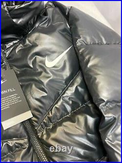 Nike Sportswear Down Parka Coat Long Puffer Jacket Women Large Black CU5820 010