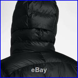 Nike Sportswear Mens Guild Packable Hooded Down Jacket 866027 010 Black Size 3XL