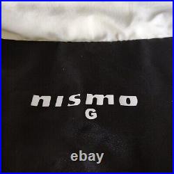 Nissan Nismo GT-R Down Jacket Men's Size Large Black White Red Goose Feather