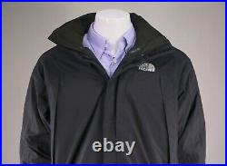 North Face 2 in 1 Hyvent Winter Jacket with Soft Shell Jacket Liner Black Large