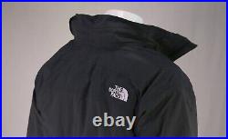 North Face 2 in 1 Hyvent Winter Jacket with Soft Shell Jacket Liner Black Large