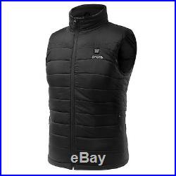 ORORO Mens Heated Jacket Sleeveless Vest Full Zipper Outdoor Heated Coats Vest