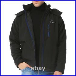 ORORO Mens Heated Jacket With Battery Winter Coats Outdoor Hiking Sports Jacket