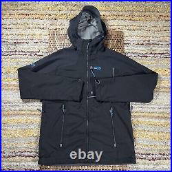 Outdoor Research All Out Full Zip Soft Shell Hoodie Jacket Black Men's Medium M