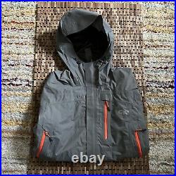 Outdoor Research Foray Full Zip Waterproof Shell Hoodie Jacket Grey Men's Medium