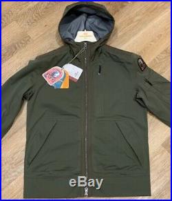 PARAJUMPERS Soft Shell Waterproof Yakumo Jacket Coat Green 2XL XXL RRP £359