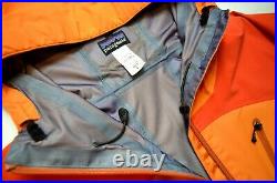 PATAGONIA Men's Waterproof Shell Jacket (Orange) Large