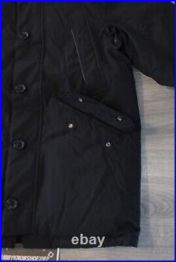 POLO RALPH LAUREN Men's Black Faux Fur-Trimmed Down Parka Jacket NWT $598
