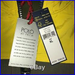 POLO Ralph Lauren HI TECH Hybrid Retro Jacket YellowithOlive Men Size XL RARE NWT