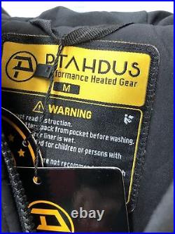 PTAHDUS Men's Heated Jacket Performance Jacket Soft Shell Size Med. No Battery