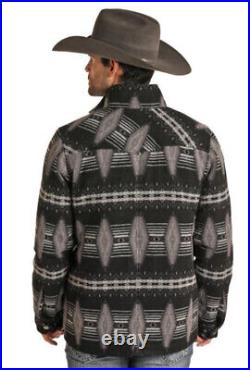 Panhandle Slim & Powder River Men's Aztec Jacquard Wool Ranch Coat 92-1009
