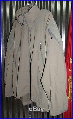 Patagonia Alpha Grey Medium Regular Soft Shell Level 5 Combat Jacket Coat L5 PCU