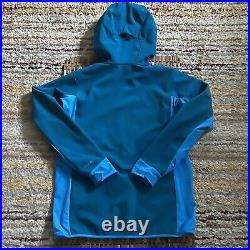 Patagonia Full Zip Soft Shell Hoodie Jacket Blue Men's Size Medium M
