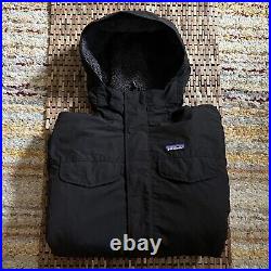 Patagonia Isthmus Sherpa Insulated Lined Hoodie Jacket Black Men's Large L