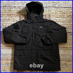 Patagonia Isthmus Sherpa Insulated Lined Hoodie Jacket Black Men's Large L