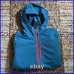 Patagonia Levitation Soft Shell Hoodie Jacket Mid Weight Blue Men's Size Large L