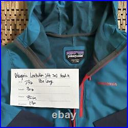 Patagonia Levitation Soft Shell Hoodie Jacket Mid Weight Blue Men's Size Large L