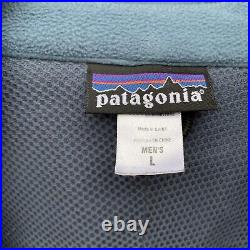 Patagonia Light Smoke Flash Soft Shell Rain Jacket Blue Mens Large 30800f7