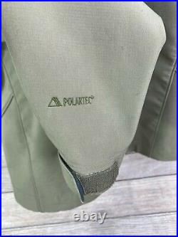 Patagonia Men's Adze Hybrid Polartec Olive Soft Shell Jacket Size Small