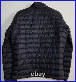 Patagonia Mens Medium Puffer Goose Down Sweater Jacket Full Zip Black Outdoor