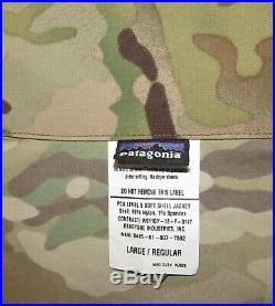 Patagonia Multicam Large Regular PCU Level 5 Soft Shell Jacket OCP L5