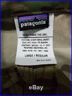 Patagonia Multicam Large Regular PCU Level 5 Soft Shell Jacket OCP L5 NWOT