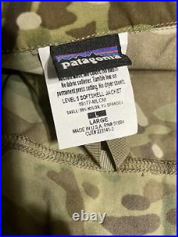 Patagonia Multicam Soft Shell Jacket L5 NEW large PCU Level 5 SOF CAG SEAL SOCOM