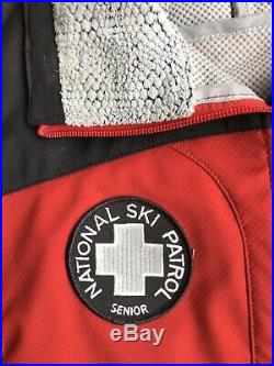 Patagonia National Ski Patrol Jacket Soft Shell Coat Mens L Red Water Resistant