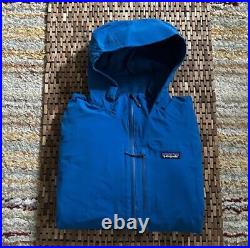 Patagonia Quandary Mid Weight Soft Shell Hoodie Jacket Blue Men's Size Medium M