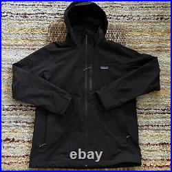 Patagonia Quandary Waterproof Full Zip Insulated Shell Hoodie Jacket Black Large