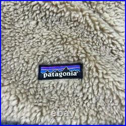 Patagonia Silent Down Reversible Jacket Men's Size XL Sherpa Down Brown