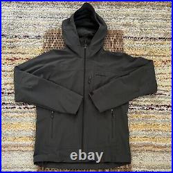 Patagonia Soft Shell Hoodie Jacket Full Zip Forge Grey Men's Size Medium M