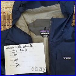 Patagonia Stretch Rainshadow Waterproof Rain Shell Jacket Blue Men's Size XL