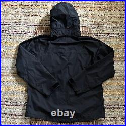 Patagonia Updraft Waterproof Rain Shell Hoodie Jacket Black Men's Size Large L