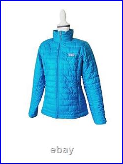 Patagonia Women's Nano Puff Insulated Jacket (Wavy blue) 84217 Size Medium